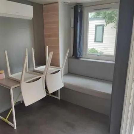 Campingplatz Zecamping 4 Etoiles 3km Parc Aquatique Mobil-home Tv Bbq Clim 33m2 Saint-Cyprien (Pyrenees-Orientales)